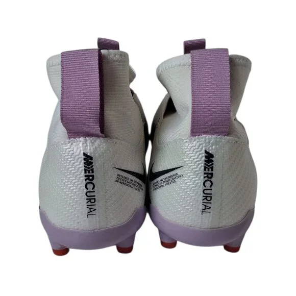 Nike Jr Zoom Superfly 9 Pro FG Youth Sz 6Y White Red Soccer Cleats DJ5606-101 - Picture 6 of 7